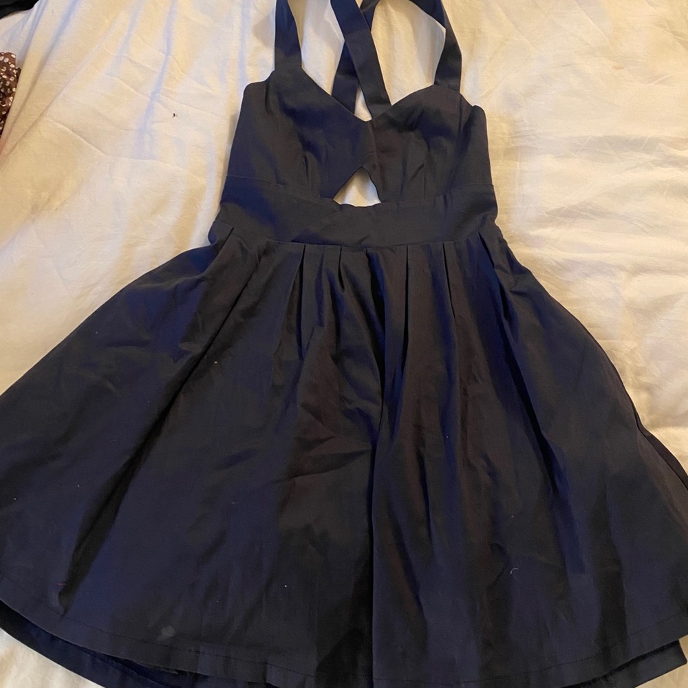 cross back formal dress